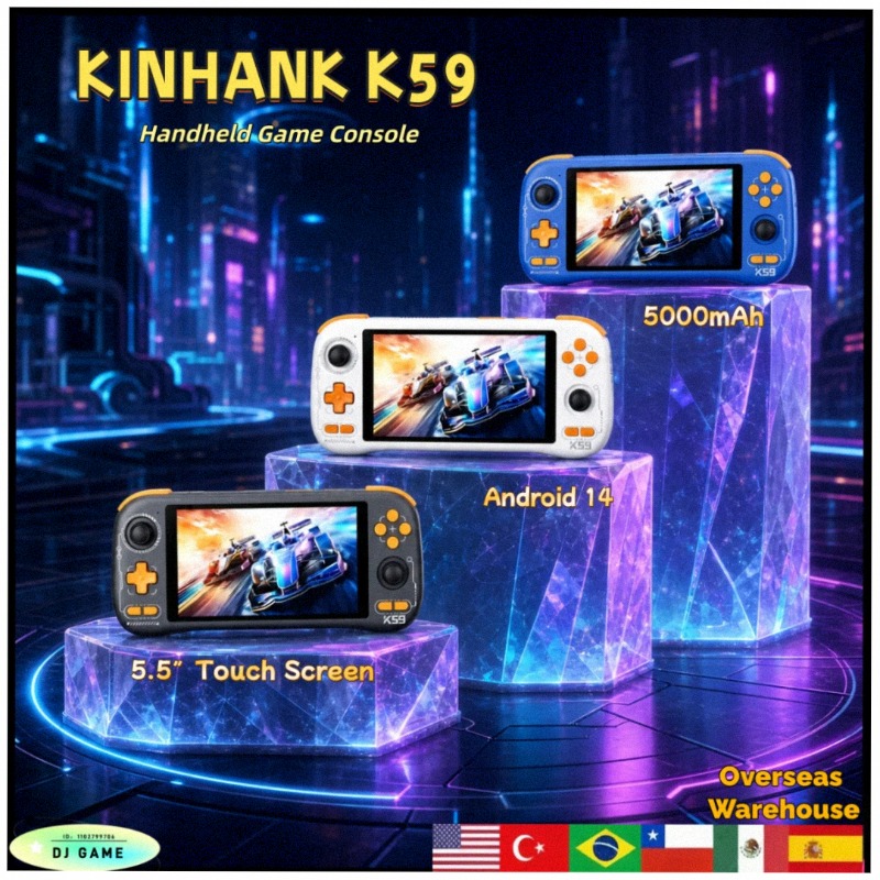 Gaming Console Under 5000 - KINHANK K59 Handheld Game Console Android